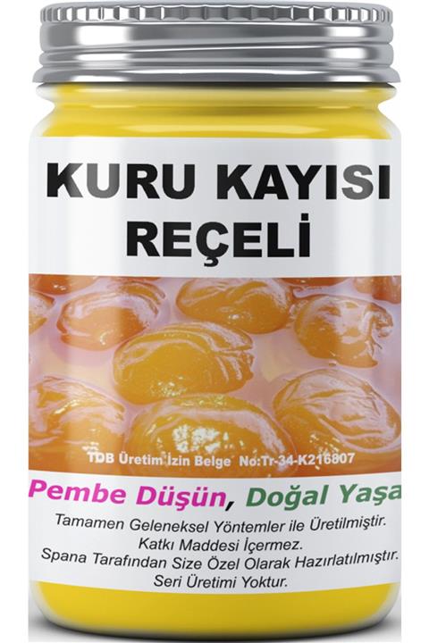 SPANA Kuru Kayısı Reçeli Malatya Ev Yapımı Katkısız 330gr