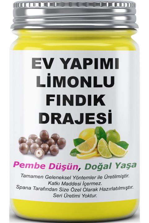 SPANA Limonlu Fındık Drajesi Ev Yapımı Katkısız 250gr