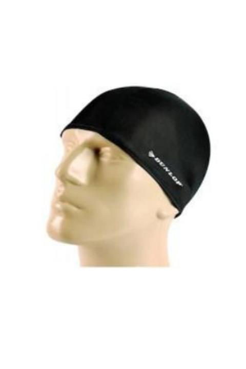 DUNLOP Siyah Bez Bone - Deniz Bonesi - Yüzücü Bonesi - Havuz Bonesi