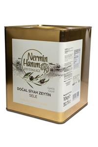 Nermin Hanım Zeytinliği Gemlik Siyah Kuru Sele Zeytin (10 Kg)