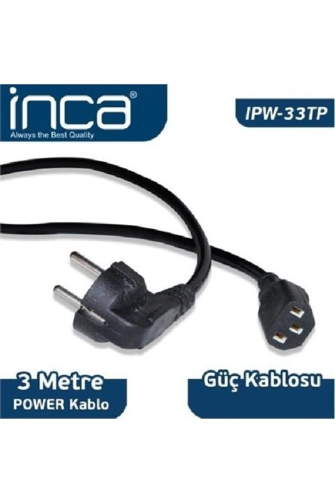 Inca Ipw-33tp 3 Mt 0.75mm Pc Power Kablosu