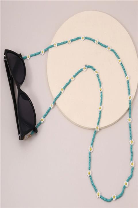 İsabella Accessories Kadın Gözlük Zinciri Papatya Boncuk Maske Askısı Aparatlı