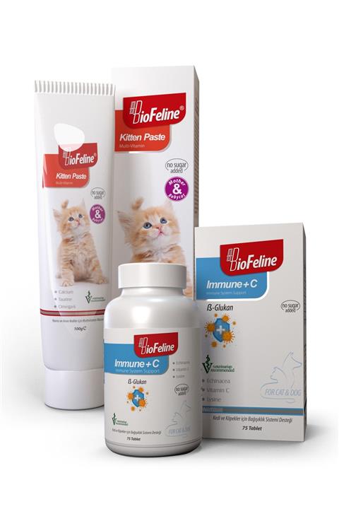 BioFeline Yavru Kedi Seti (kitten Paste/ımmune C )