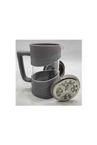 AROW Gri Renk Cam French Press 600ml