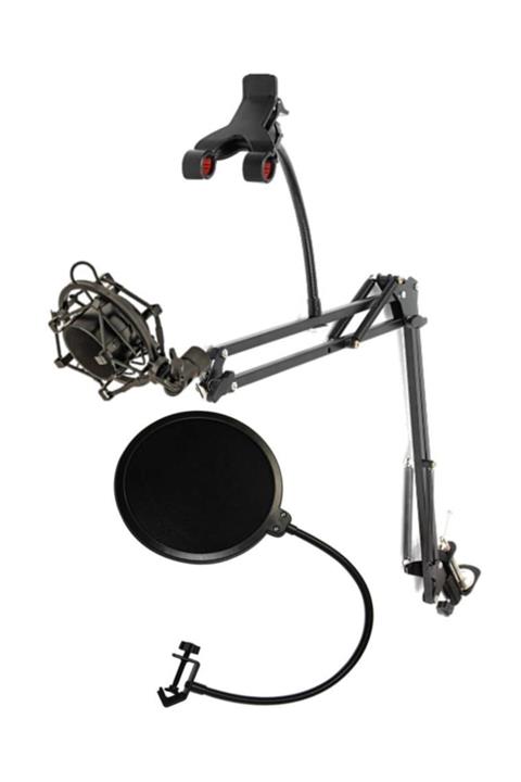 Lastvoice Set-02ps Mikrofon Standı Sehpası + Shock Mount + Filtre