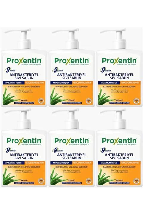 Proxentin Antibakteriyel Sıvı Sabun 500 Ml 6 Adet
