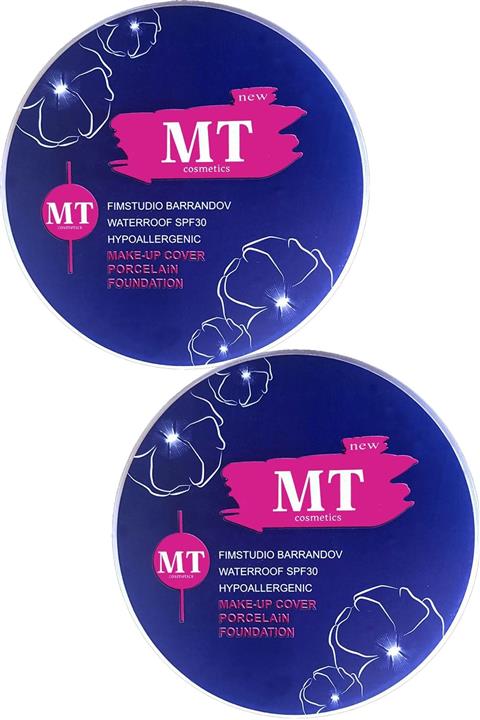 Makeuptime Porselen Fondöten Make-up Cover 2 Adet (210: Orta Ton)