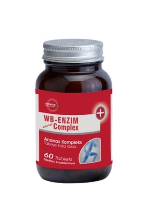 Force Nutrition Wbenzim Ananas Complex 60 Tablet Skt 02-2022