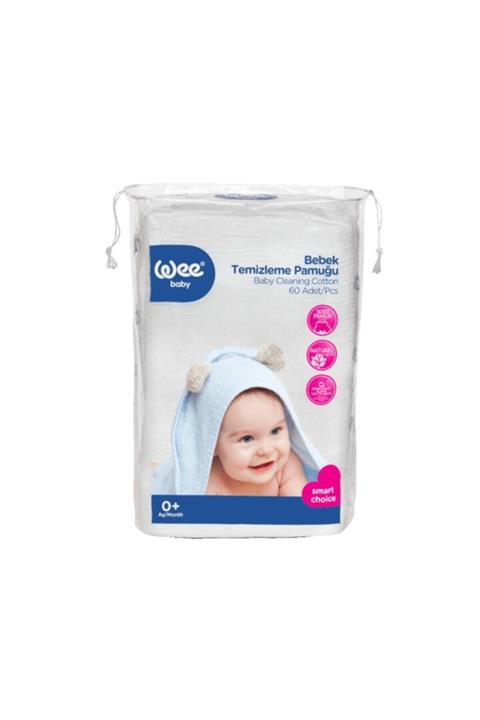 Wee Baby Wee Bebek Temizleme Pamuğu 60'lı