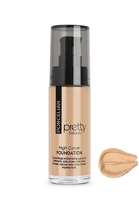 Pretty Beauty High Cover Yüksek Kapatıcı Etili Porselen Fondöten No:2
