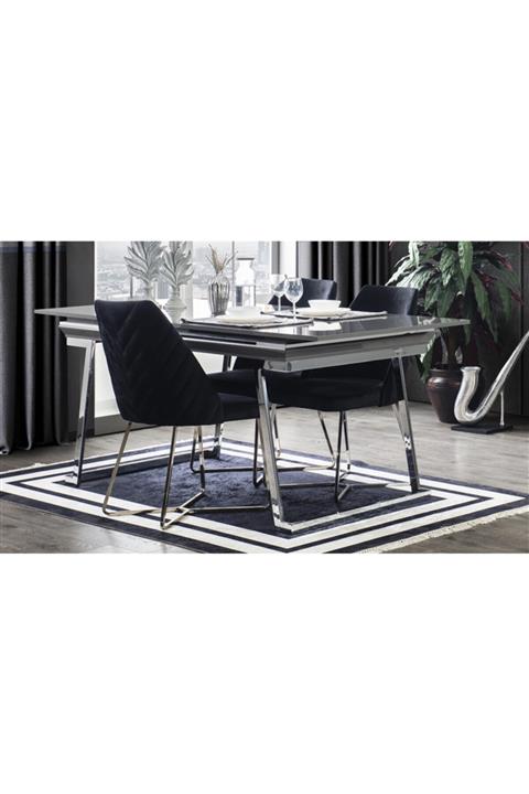 CaddeYıldız Rixos Luxury Gri Masa Takımı