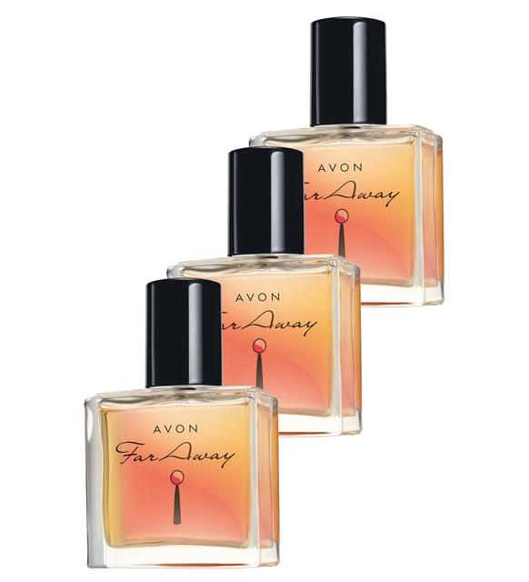 AVON Far Away Kadın Parfüm Edp 30 Ml. Üçlü Set