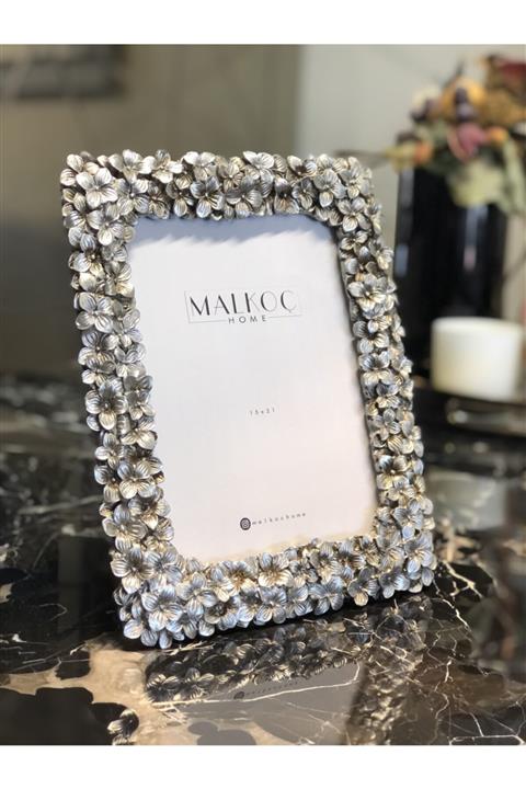 MALKOÇ HOME Papatya Çerçeve Gümüş 15x20