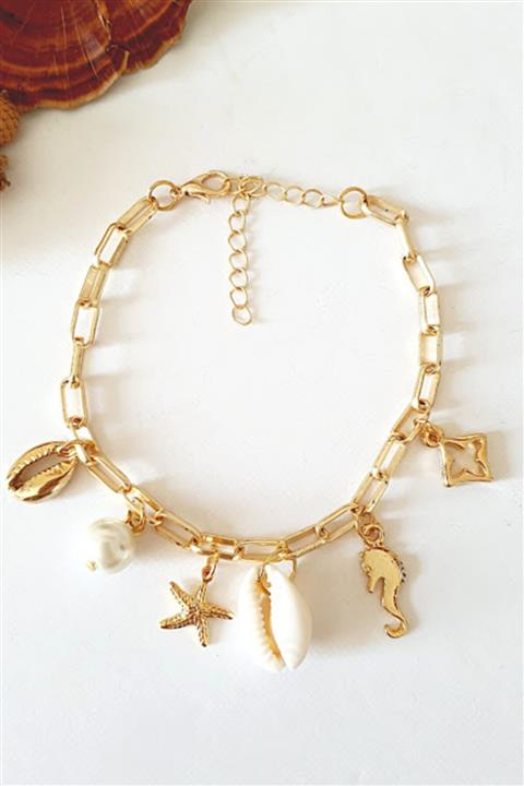 PETEK AKSESUAR Deniz Figürlü Charm Halhal