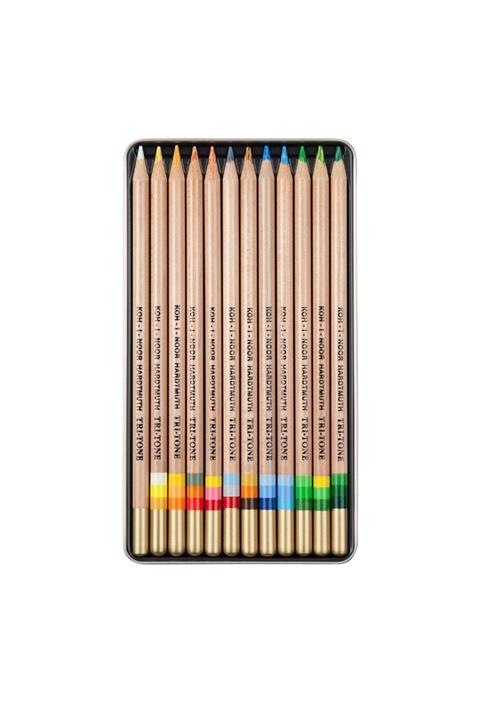 Kohi Noor Tri-tone 12'li Ve 3 Renkli Kalem Seti