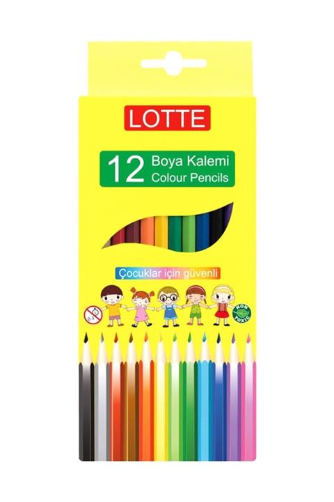 Lotte Kuru Boya Kalemi 12 Renk
