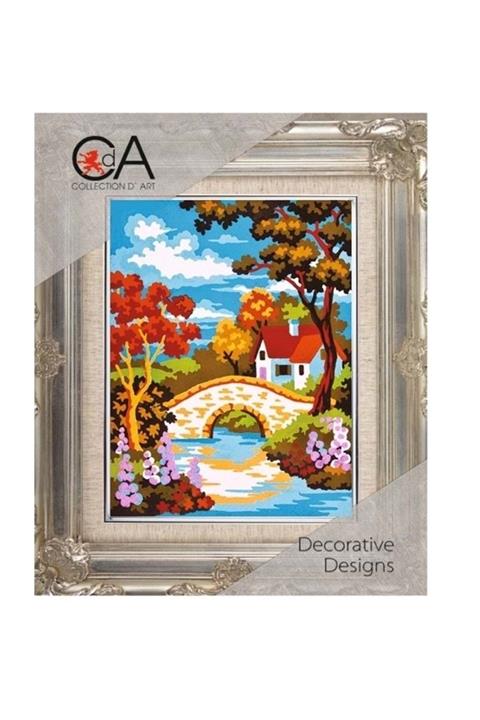 Hobigun Kanaviçe Etamin Goblen - Collection D Art Bahar - 20x25