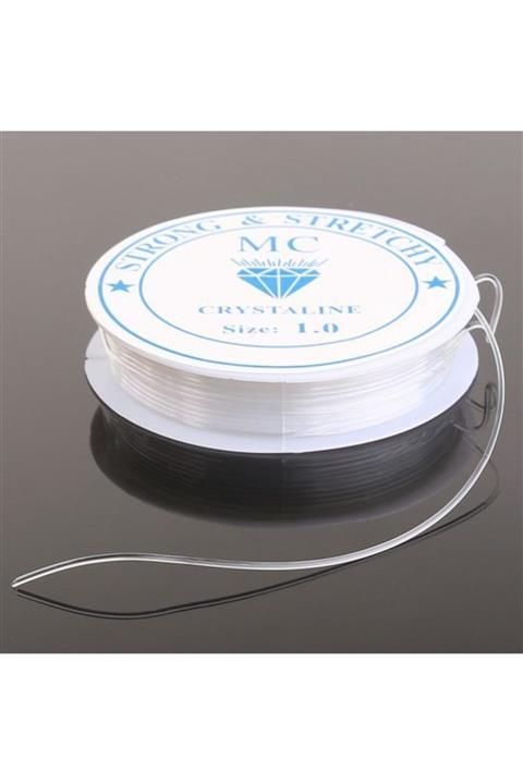 e tuhafiye 10 Metre Şeffaf Misina Ipi (1.00 Mm)