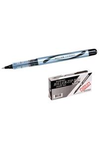 Aihao Mikro 2000 A Roller Tip Pen Pilot Kalem Siyah 12'li Kutu