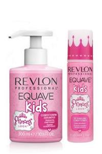 Revlon Equave Kids Princess Look Çocuklar Için Şampuan 300 ml + Saç Açıcı Krem Sprey 200 ml