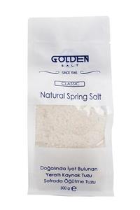 GOLDEN SALT Classic Doğalında İyot Bulunan Yeraltı Doğal Kaynak Tuzu 500 Gram