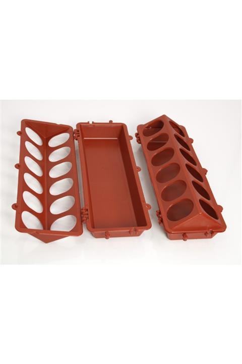 Asenya Civciv Suluğu 3 Adet Kırmızı Renk 12 Gözlü Civciv Suluğu Keklik Bıldırcın Güvercin Suluk