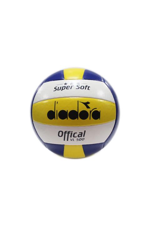 Diadora Vl 500 Voleybol Topu Sarı - Lacivert
