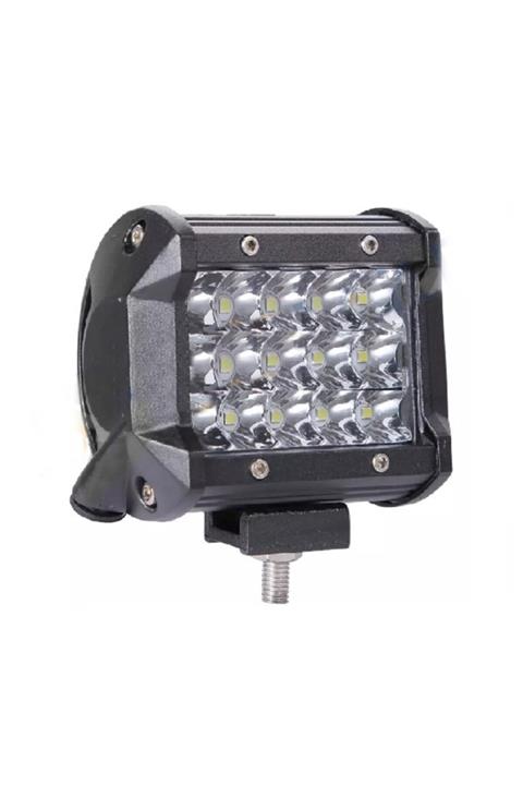 CARSPEC Off Road Led Projektör Çalışma Sis Lambası Kare Beyaz 15 Ledli Onp0474