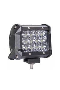 CARSPEC Off Road Led Projektör Çalışma Sis Lambası Kare Beyaz 15 Ledli Onp0474