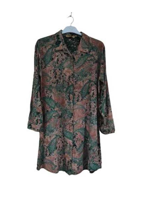 Fine Silver Kadın Şal Desenli Gömlek Tunik