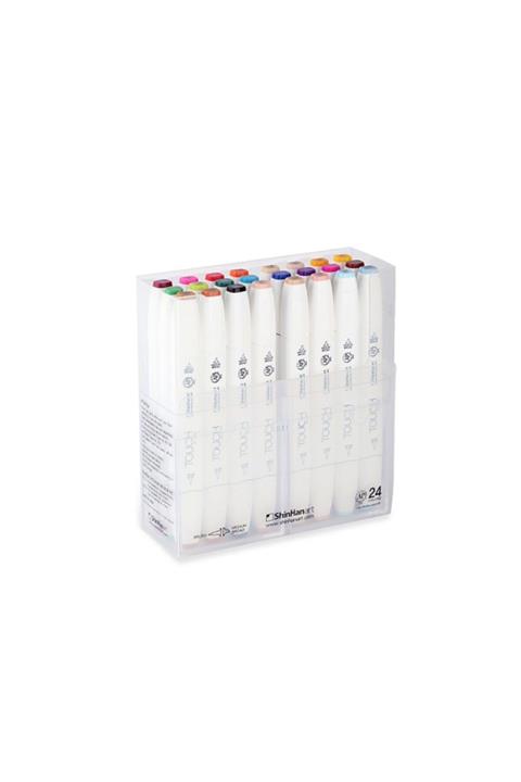 Shinhan Art Fırça Uçlu Markör Kalem Seti 24 Renk