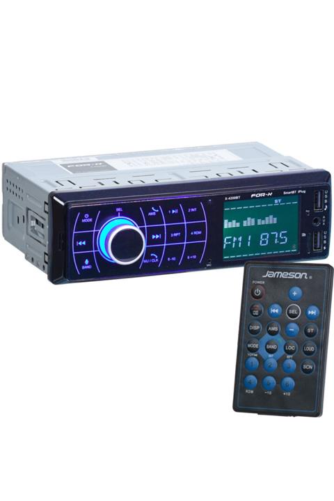 ForX 4x50 W Rms Bluetooth Sd Usb Girişli Oto Teyp X-4200 Bt
