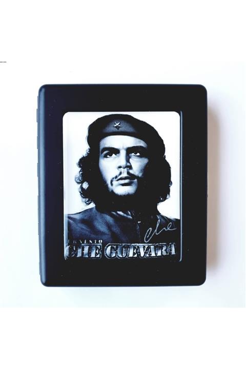DEGRADE Che Guevara Figürlü Metal Sigara Tabakası Kutusu