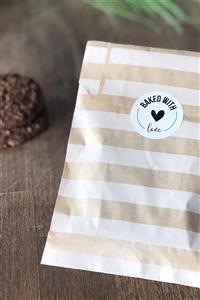 Funbou Sticker, baked with love / 10 sayfa