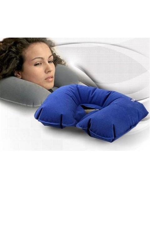 FırsatVar Seyahat Boyun Yastığı Ortopedik Şişirilebilir Yolcu Yastığı