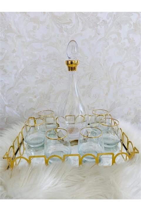 Lejon Home Bardak Kadeh Sürahi  Meşrubat Seti Zemzem Seti Şerbet Seti