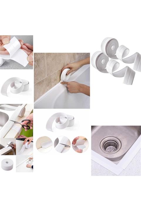 Ergenekon Aksesuar Su Sızdırmaz Banyo Mutfak Lavabo Küvet Izolasyon Şerit Bant