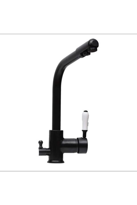 LPD Lider Arıtıcılı Mix Eviye Bataryası Siyah