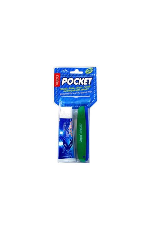 Vepa Pocket Diş Fırçası Macunlu Seyehat Boy Yeşil