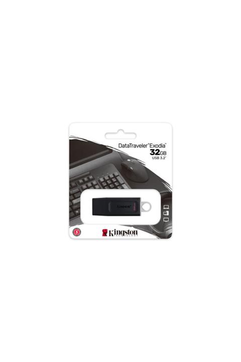 Kingston Dtx-32gb 32gb Usb3.2 Gen 1 Datatraveler Exodia (black + White) Flash Bellek