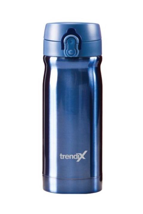Trendix Metalik Çelik Içli Matara 350ml. Mavi