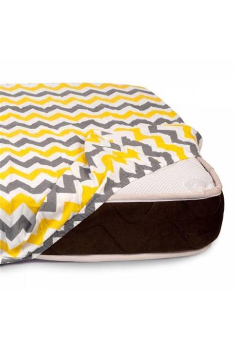 PrestijMagaza Sarı Lastikli Fitted Yatak Çarşafı 50-100