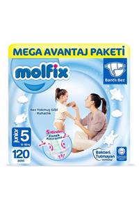 Molfix Bebek Bezi 5 Beden Junior Mega Avantaj Paketi 120 Adet