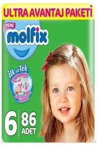 Molfix Bebek Bezi Ultra Avantaj Paketi 6 Numara Xl 15+kg 86Adet