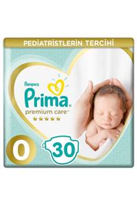 Prima Bebek Bezi Premium Care 0 Beden Prematüre Tekli Paket