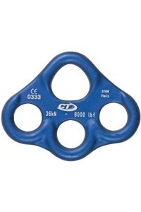 Climbing Technology Ct L637 3 Delıklı Mavı Alum. Dagıtım Plakası 36kn