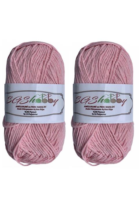 sgshobby Kanaviçe Etamin Ip Panç Ip Amigurumi Ip Pudra 2 Adet