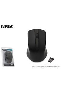 Everest Sm-537 Usb Siyah 2.4 Ghz Kablosuz Mouse