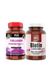 FLX Collagen Tip 1-2-3 Hyaluronik Asit 60 Tablet+biotin 180 Tablet