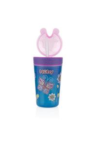 Nuby Atıştırmalıklı Eğlenceli Pipetli Karakterli Suluk